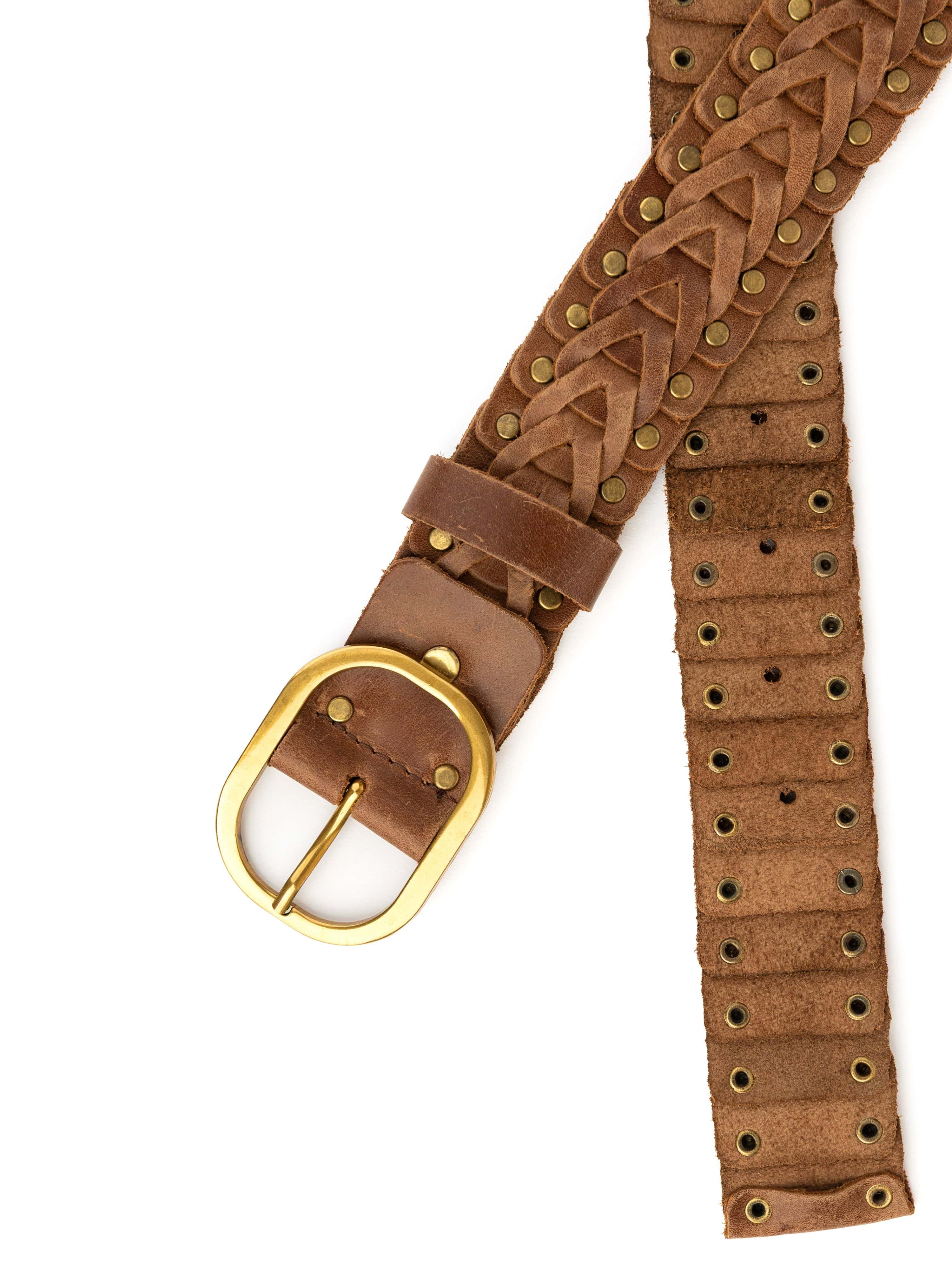 Alba Studded Belt – Genuine Leather - Image 5