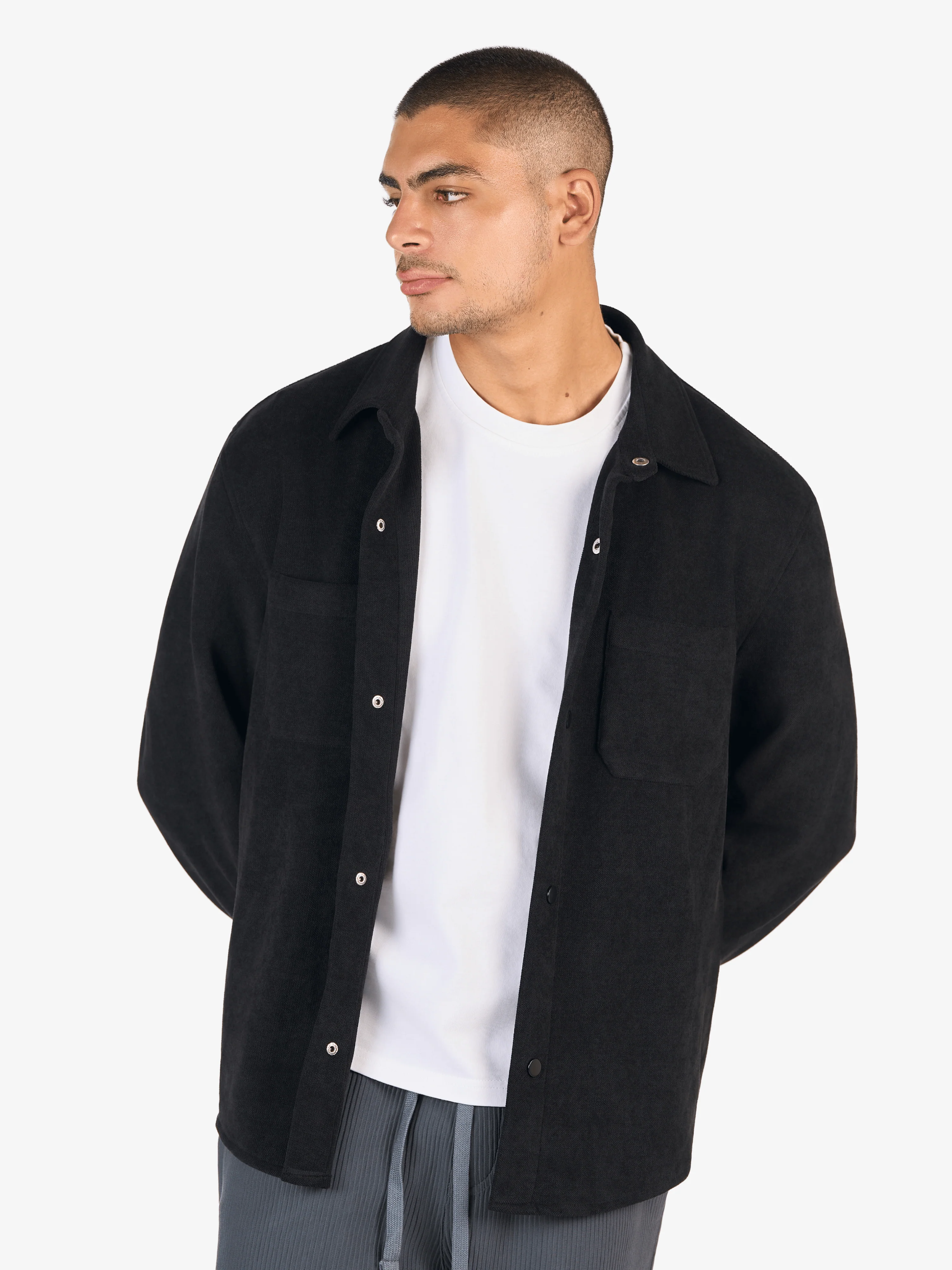 Black Buttoned Shirt - Image 3