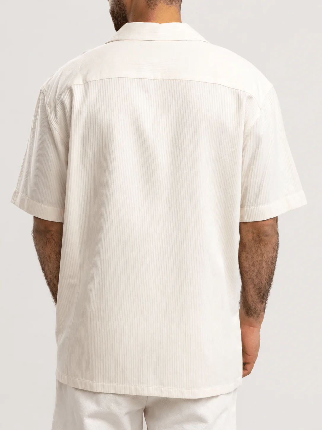 Buttoned Ribbed Shirt - Image 3