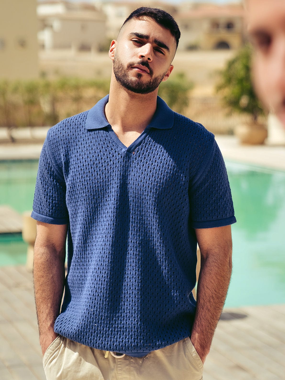 Crochet Polo Shirt - Image 5