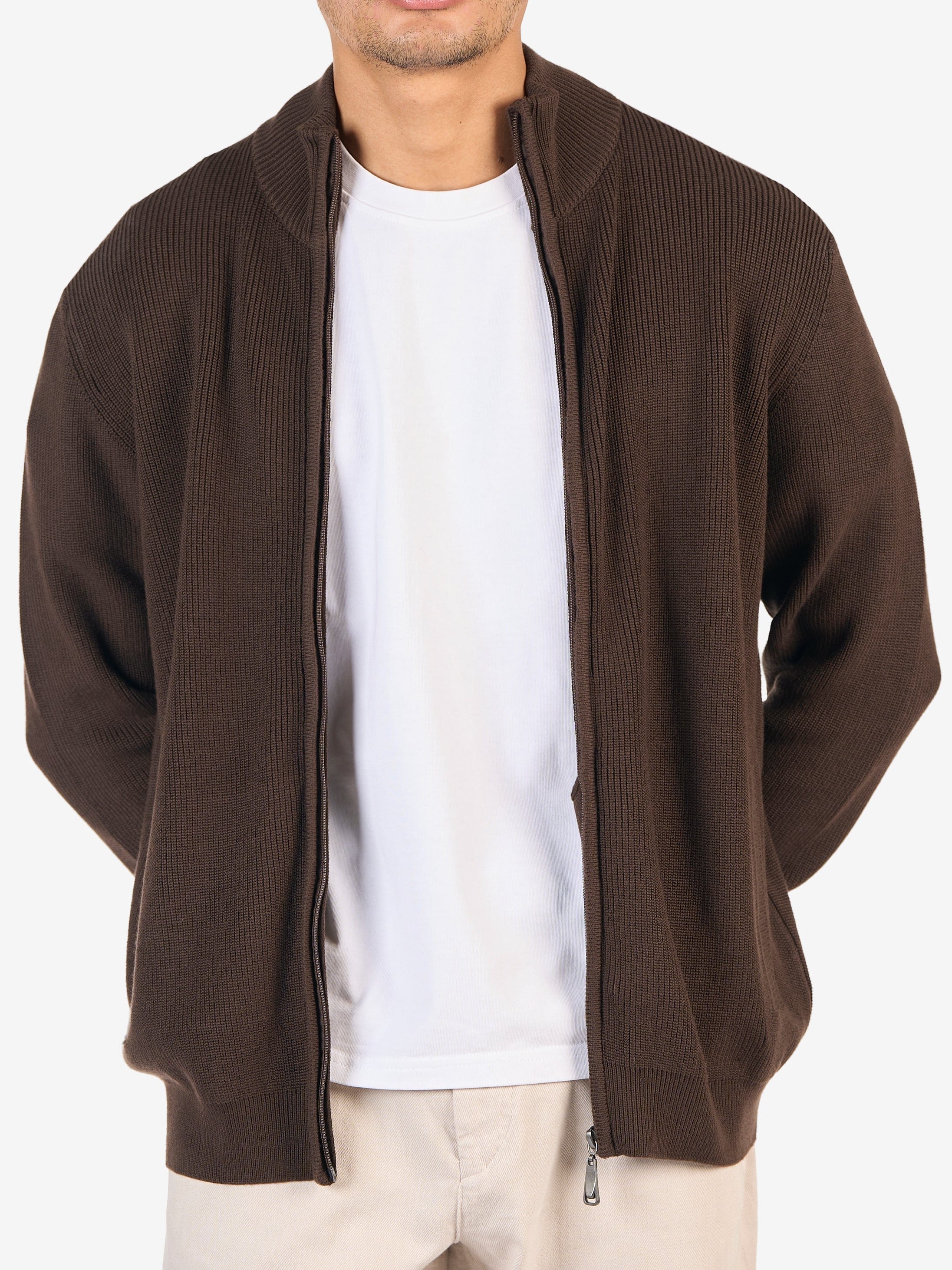 Full-Zip Knit Sweater - Image 2
