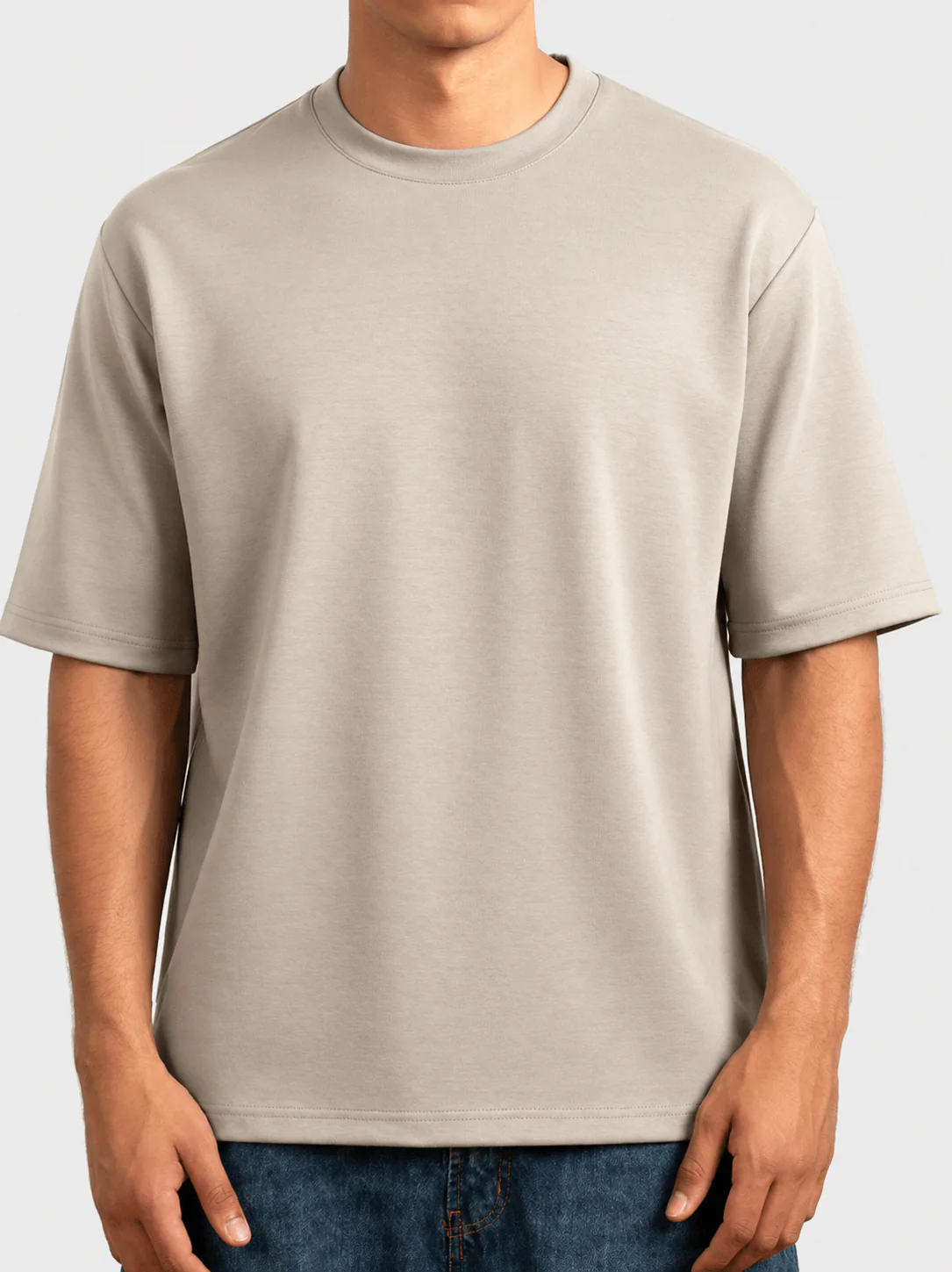 Half-Sleeve Oversized T-Shirt - Image 4