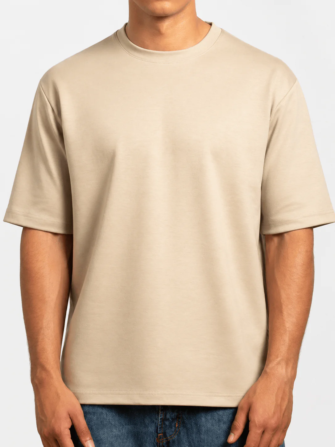 Half-Sleeve Oversized T-Shirt - Image 6