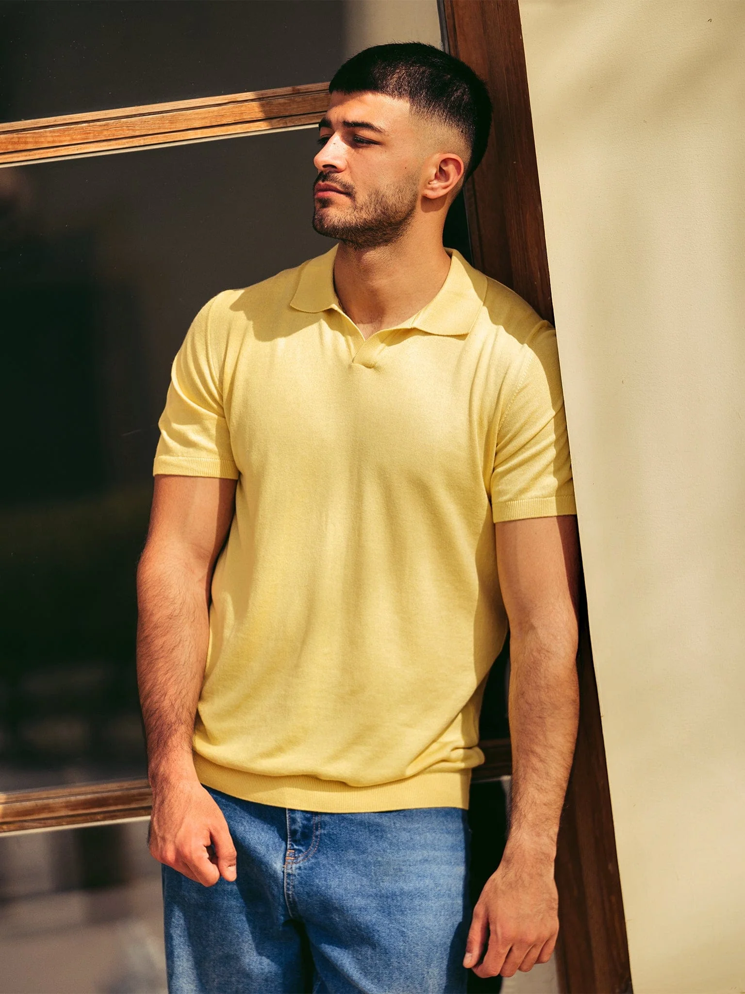 Knit Polo Shirt - Image 3