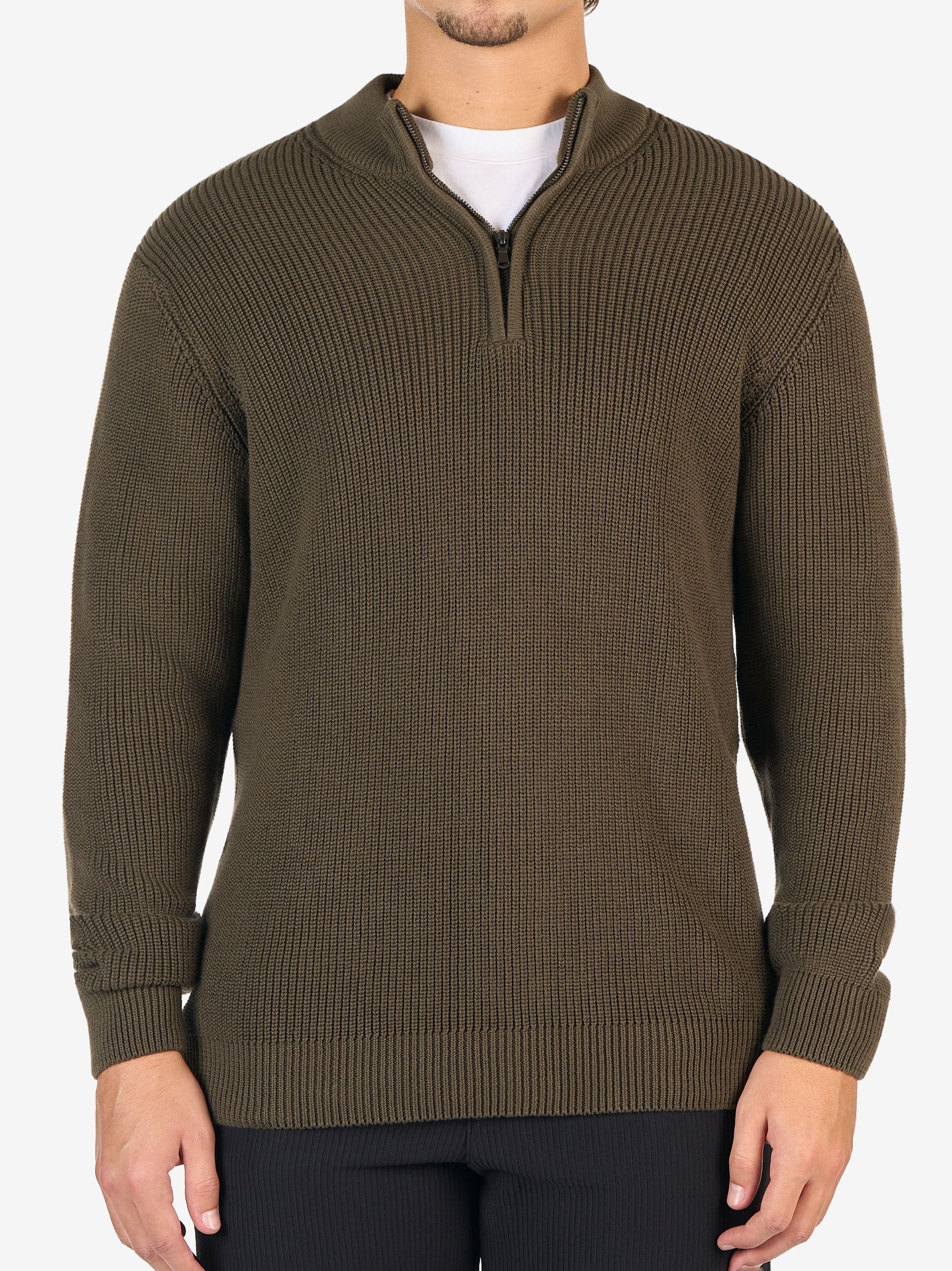 Quarter-Zip Knit Sweater - Image 4