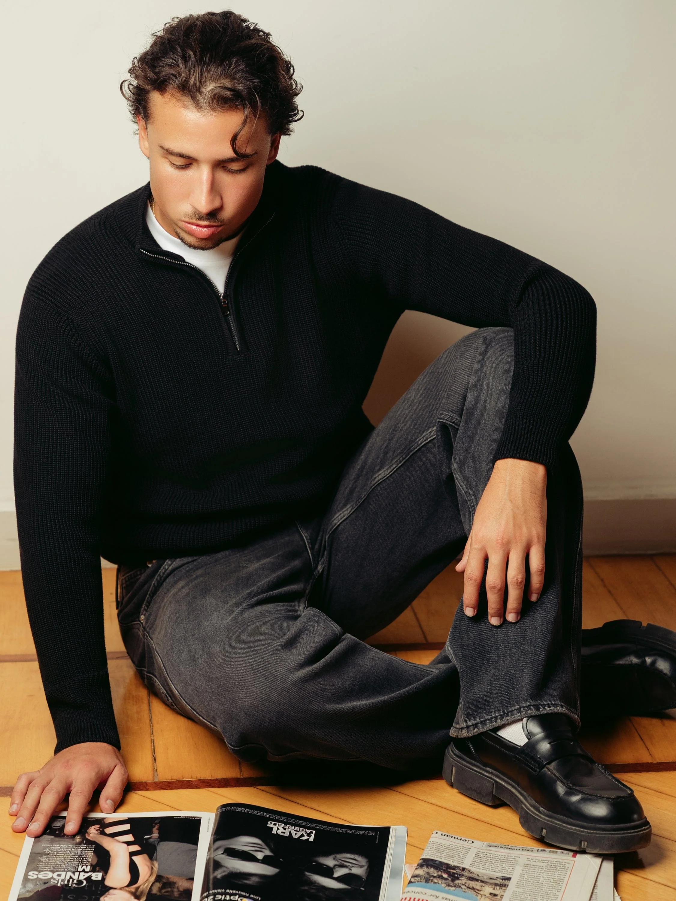 Quarter-Zip Knit Sweater - Image 6