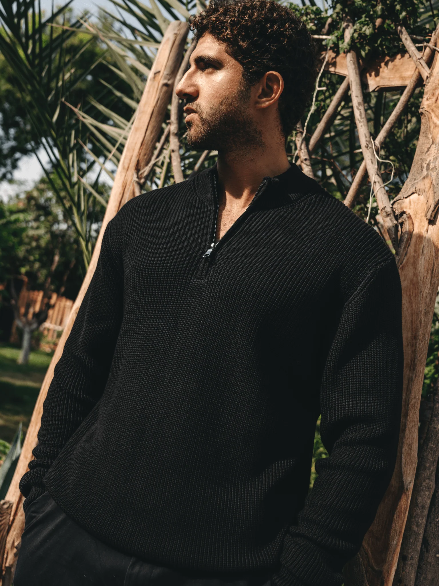 Quarter-Zip Knit Sweater - Image 7