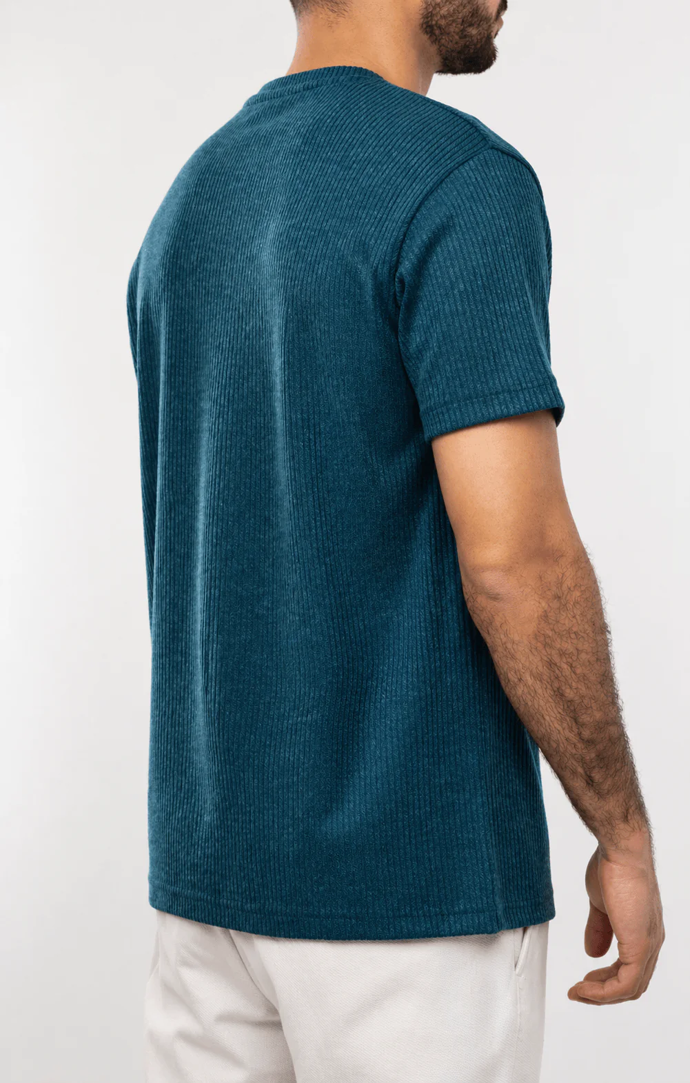 Ribbed Knit T-Shirt - Image 13