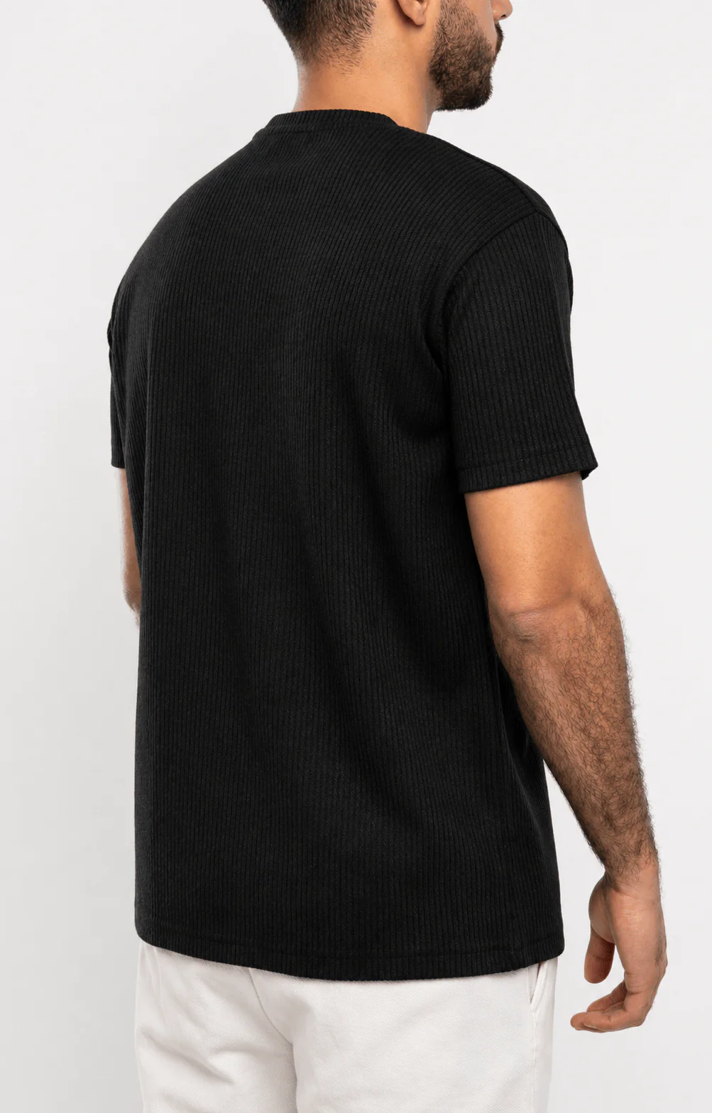 Ribbed Knit T-Shirt - Image 17