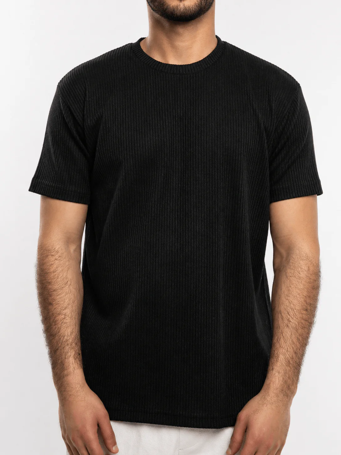 Ribbed Knit T-Shirt - Image 6