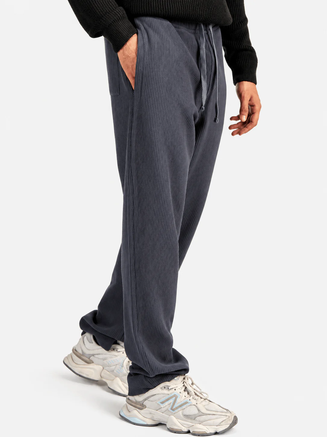 Ribbed Relaxed-Fit Sweatpants - Image 3