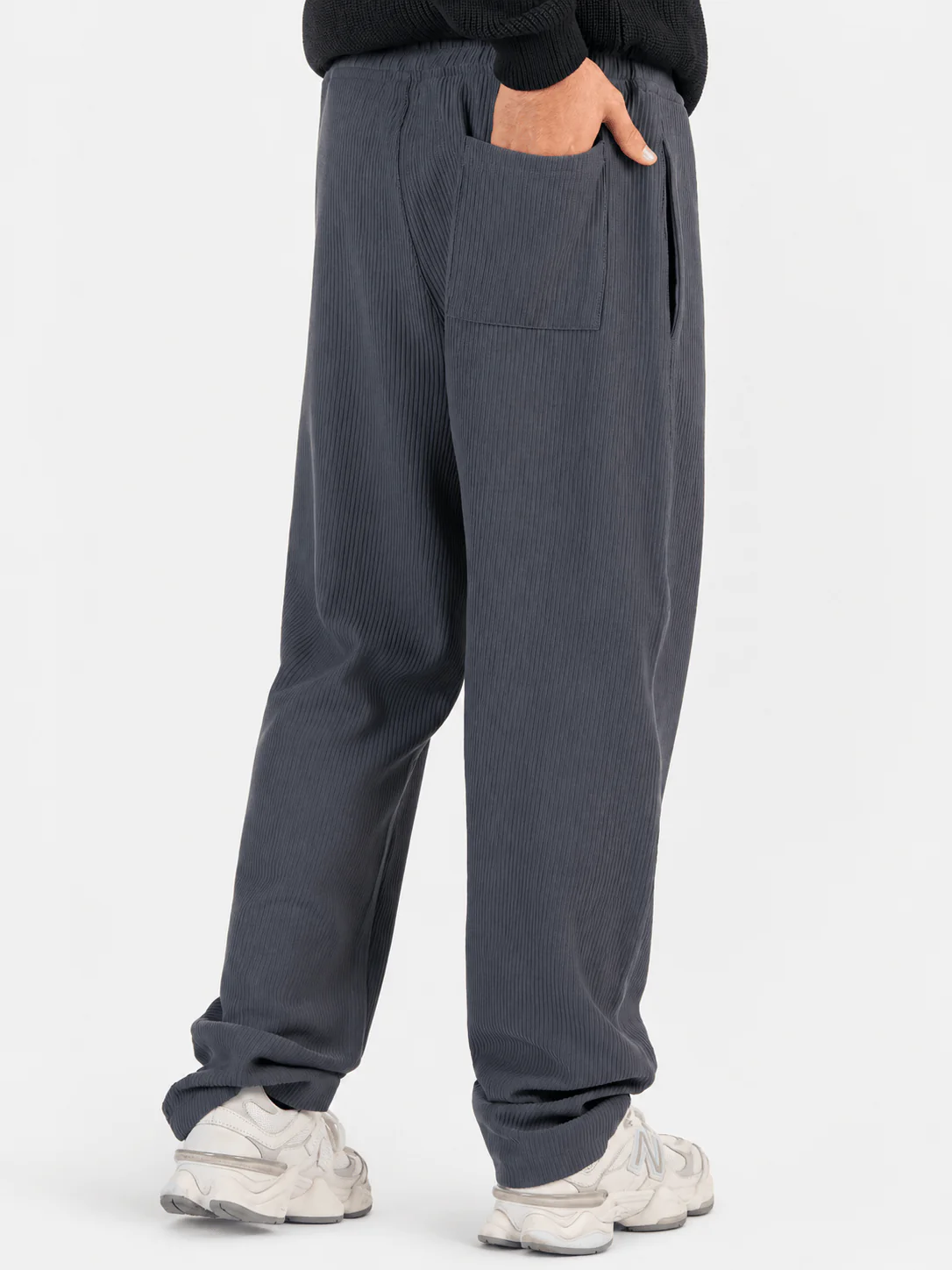 Ribbed Relaxed-Fit Sweatpants - Image 4
