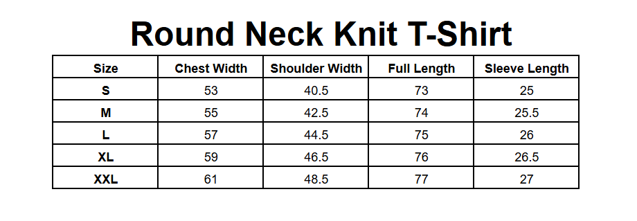 Round Neck Knit T-Shirt - Image 4