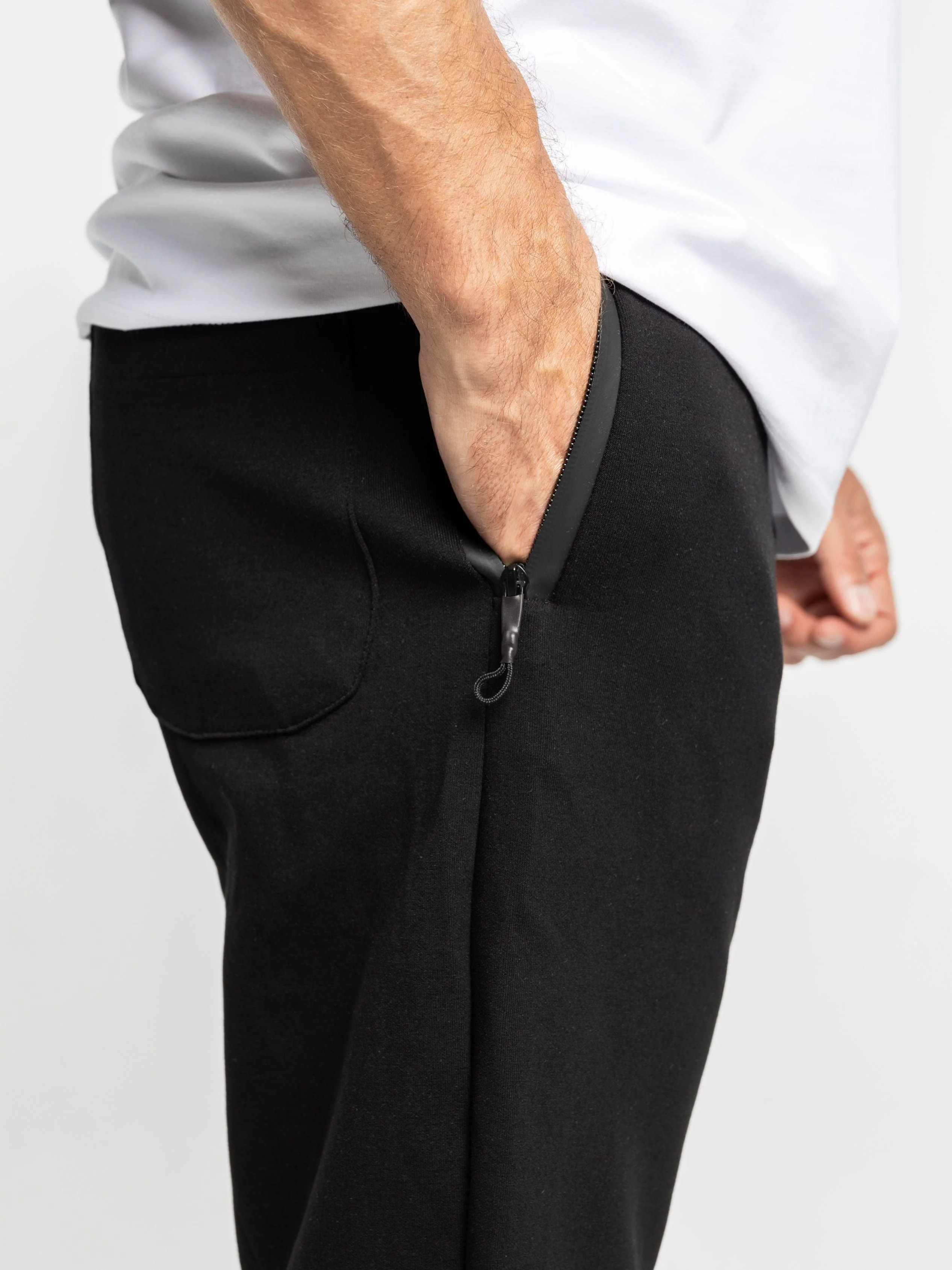 Side Zipper Sweatpant: D-Knit - Image 3