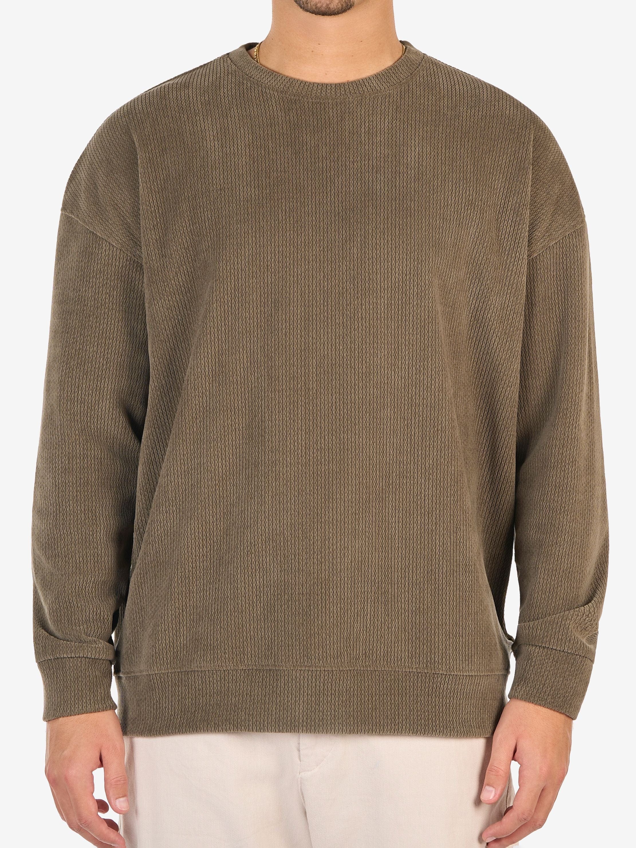 Textured Crew Neck - Image 3