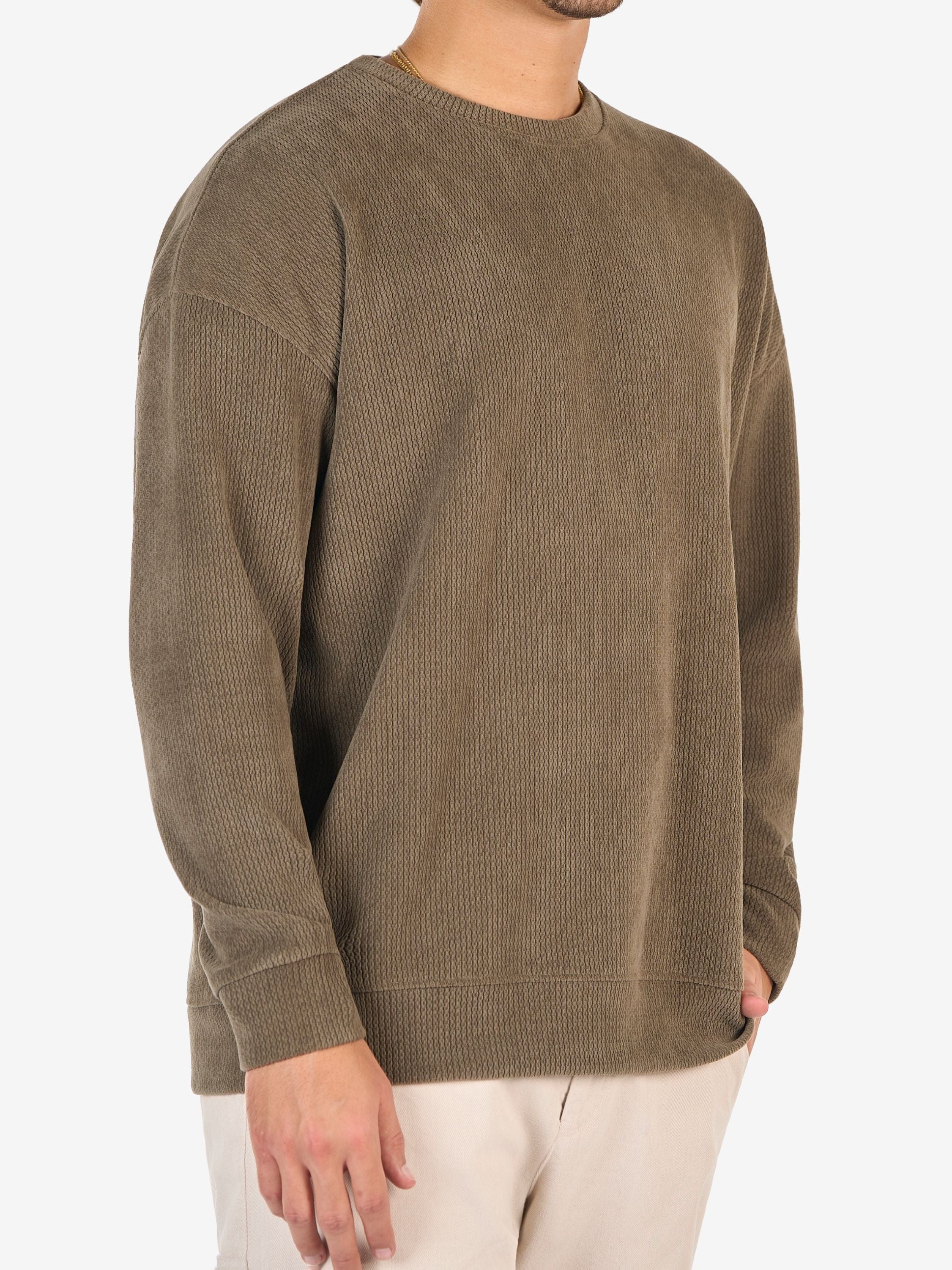 Textured Crew Neck - Image 4