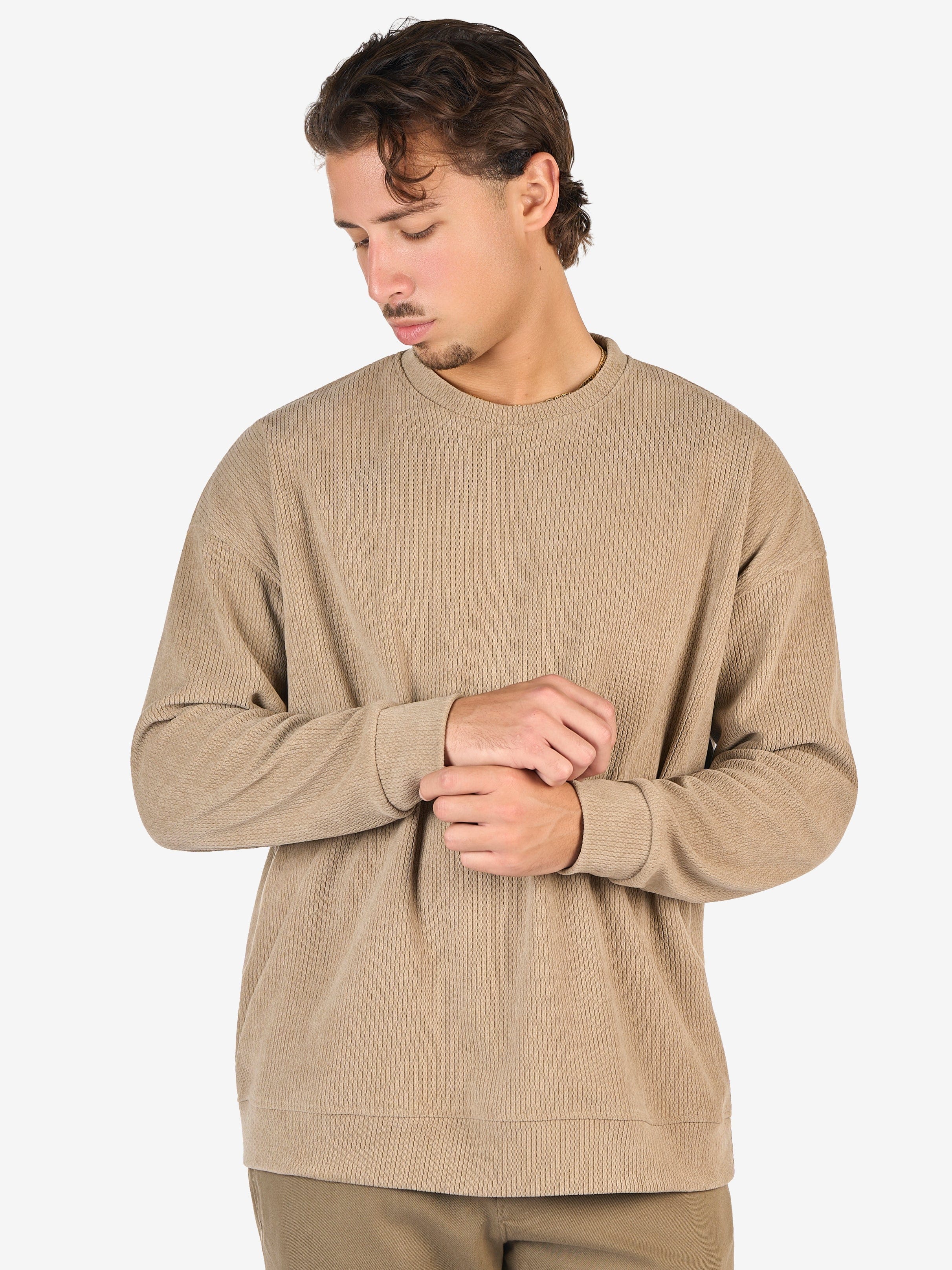 Textured Crew Neck - Image 5